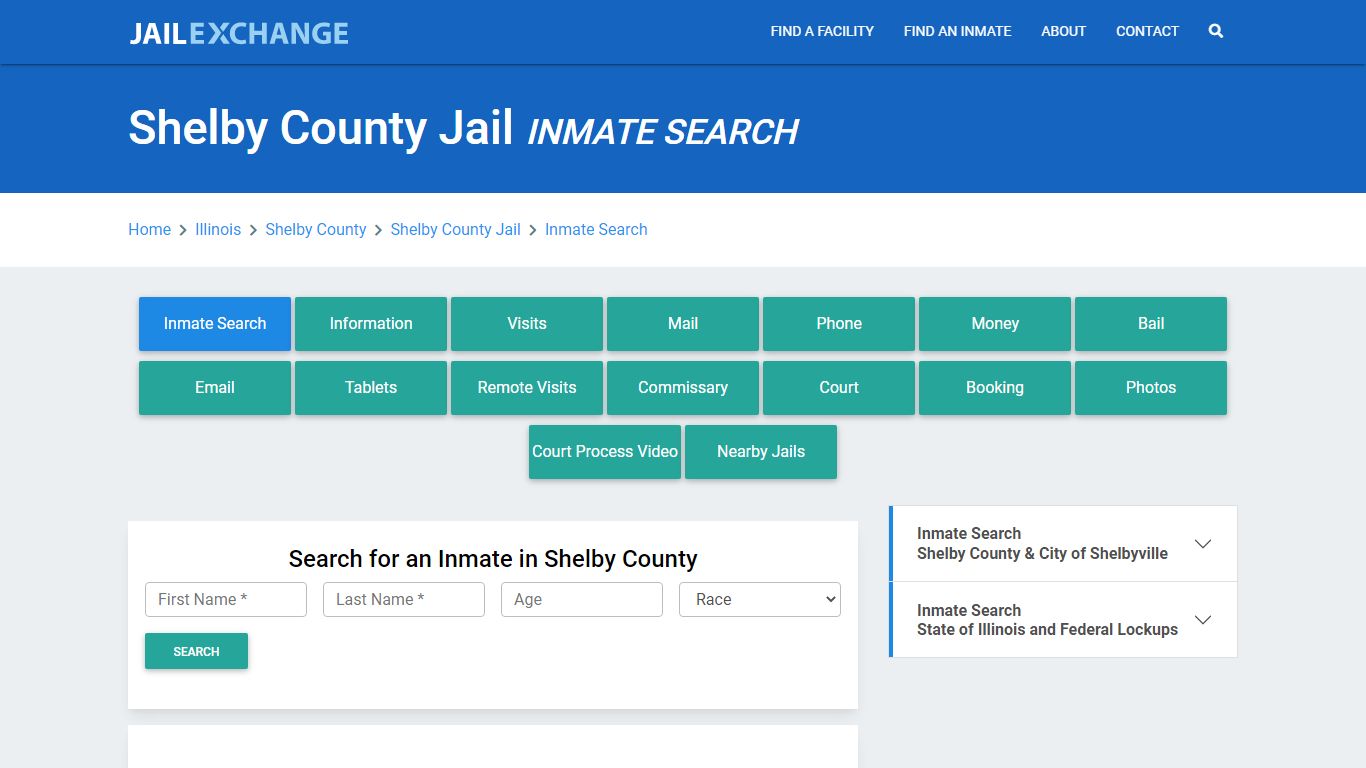 Shelby County Jail, IL Inmate Search: Roster & Mugshots - Jail Exchange