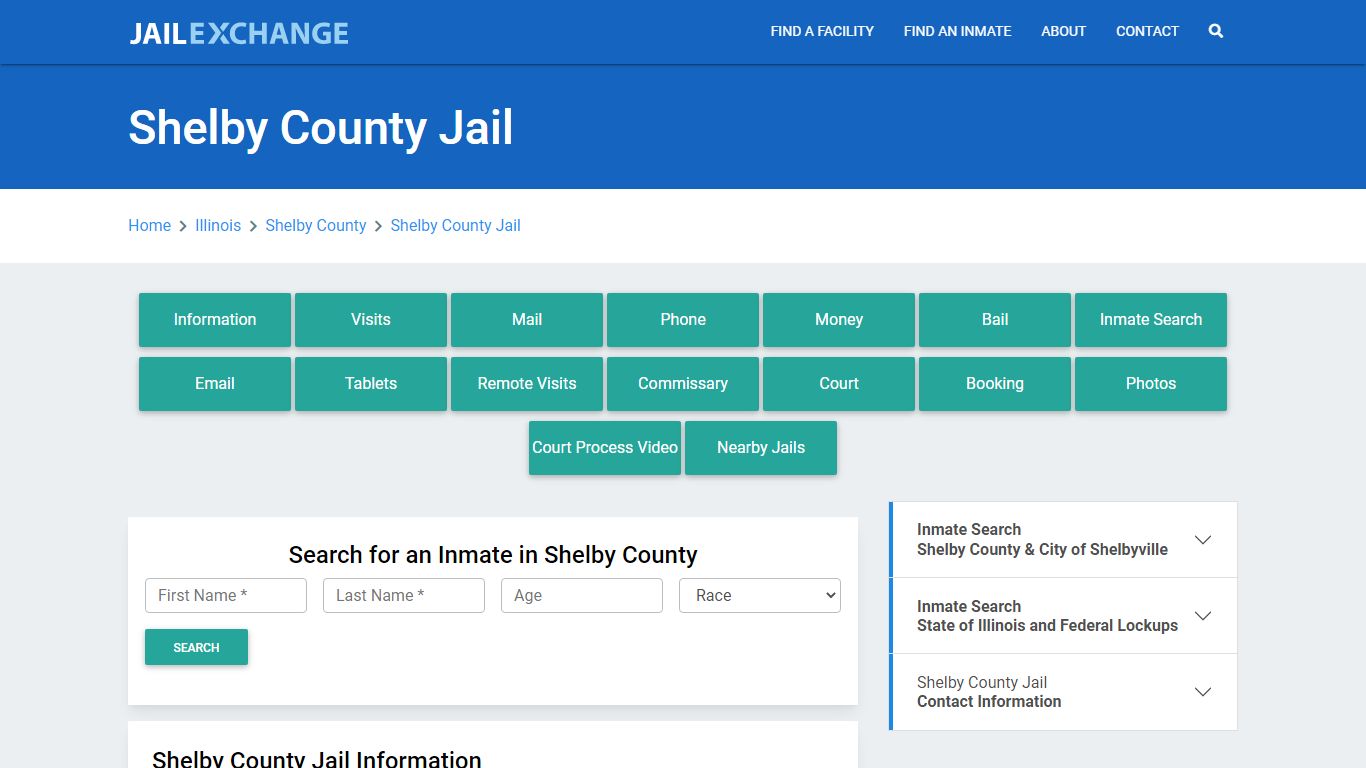 Shelby County Jail Roster Lookup, IL, Inmate Search